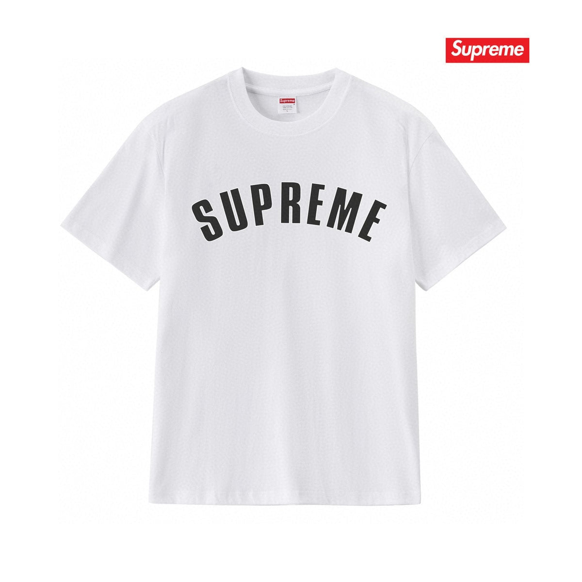 Supreme Cracked Arched Wordmark Graphic T-Shirt