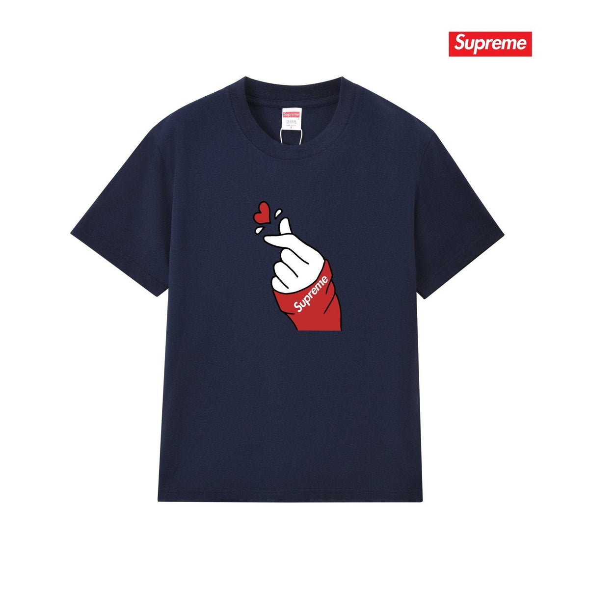 Supreme Finger Heart Graphic T-Shirt