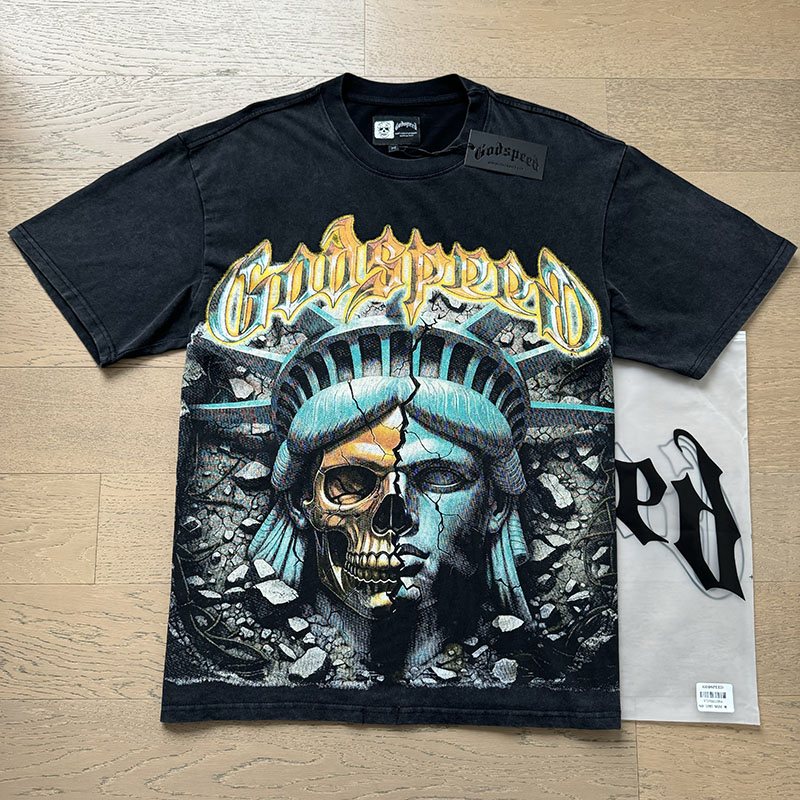 Godspeed Out of Many One Graphic T-Shirt