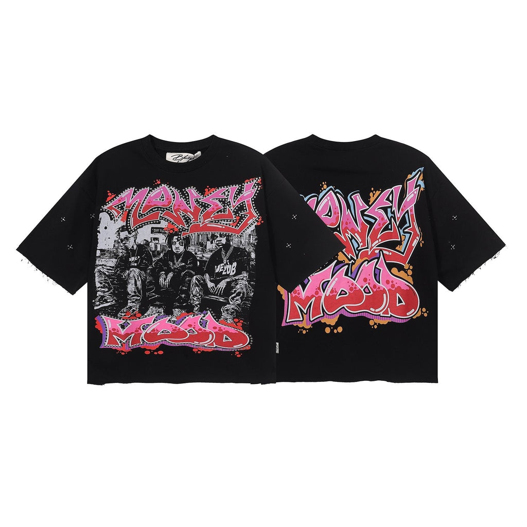 BKYS Revival Money Mood Cropped Graphic T-Shirt