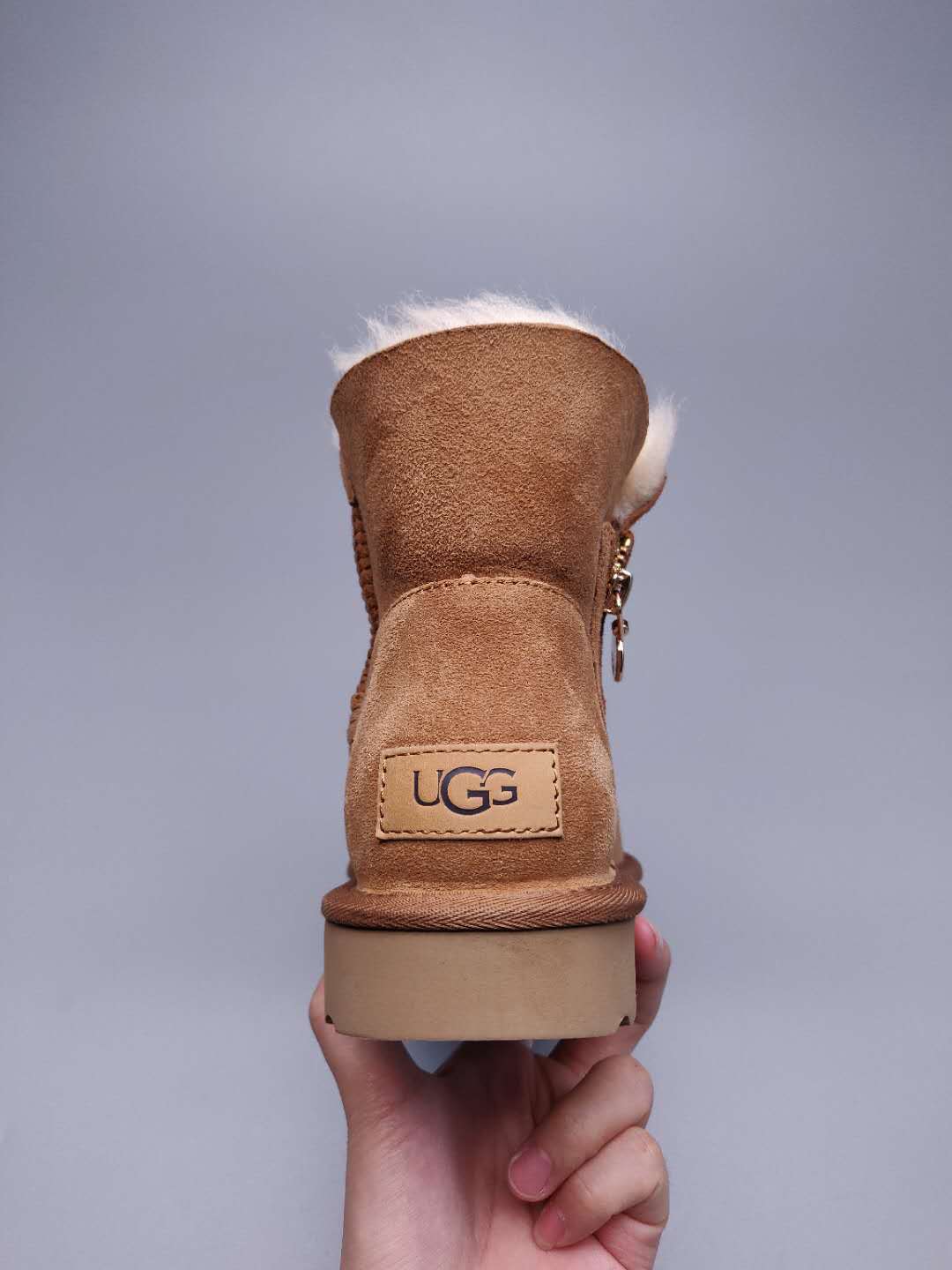 Chestnut Side Zip Ankle Boots — New Arrival | In Stock