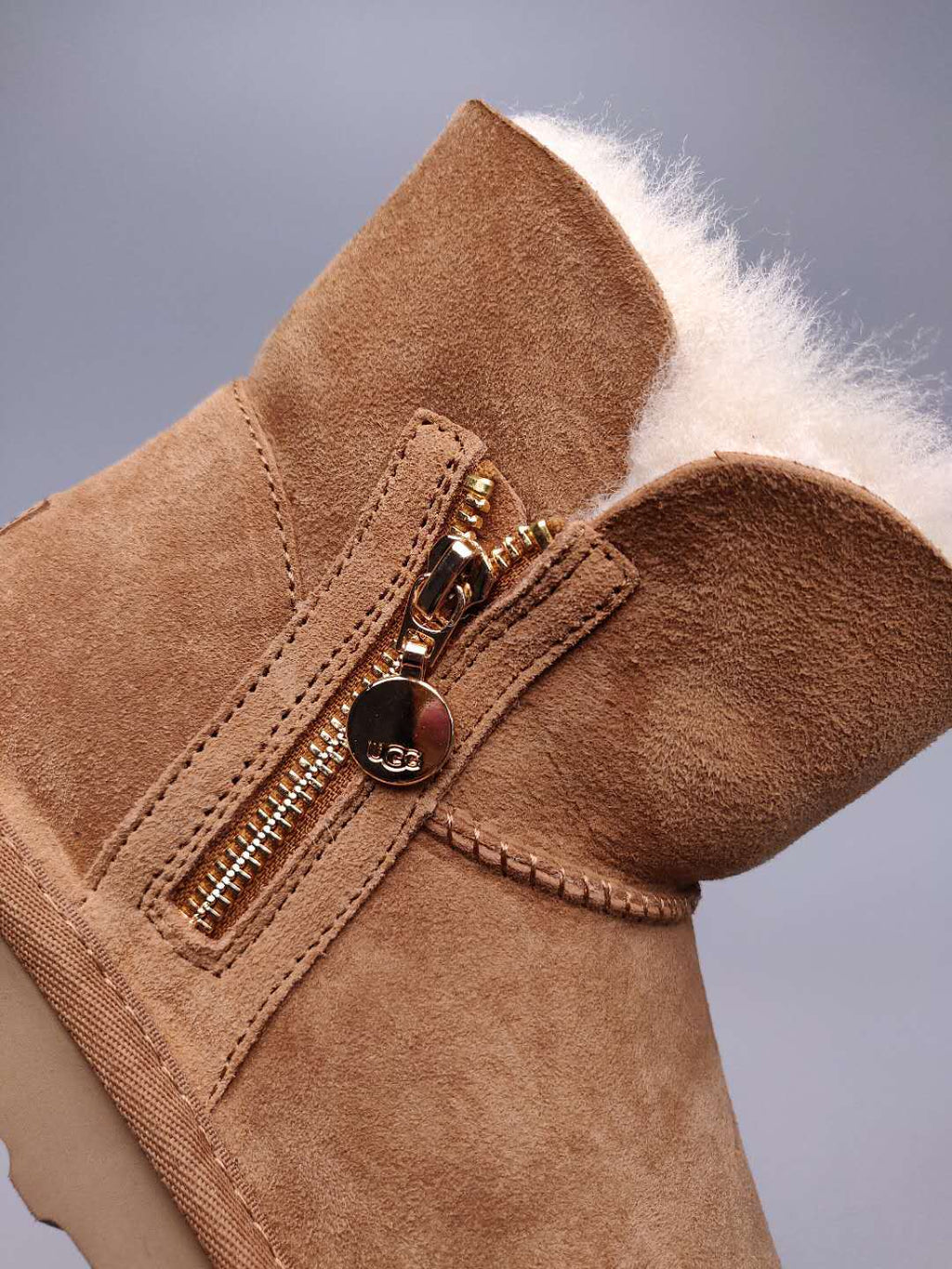 Chestnut Side Zip Ankle Boots — New Arrival | In Stock
