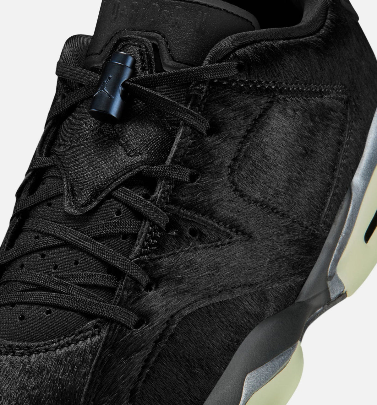 Air Jordan 6 Retro Low Blackout Women's – Black/Black