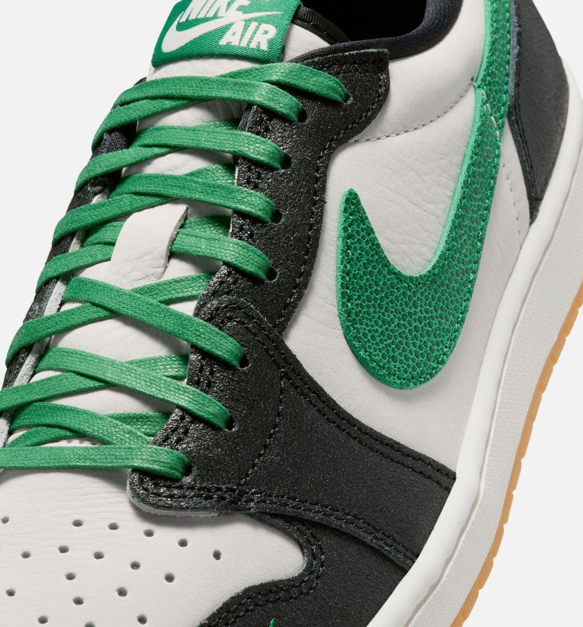 Air Jordan 1 Retro Low OG Men's Shoes - Phantom / Pine Green