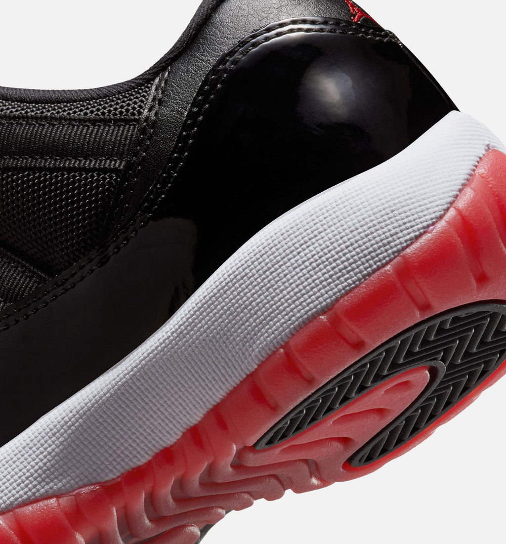 Air Jordan 11 Retro Bred Grade School Lifestyle Shoes - Black/Varsity Red/White