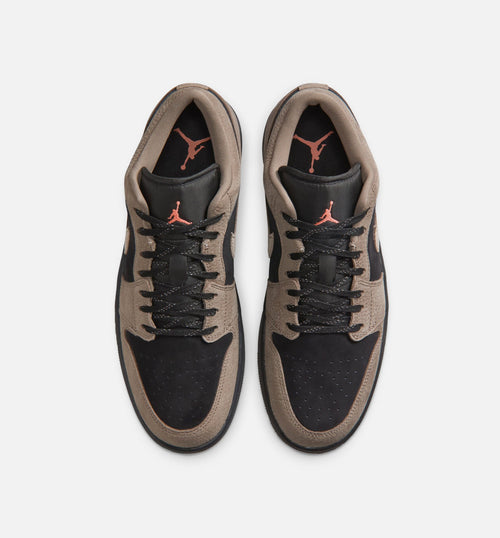 Air Jordan 1 Low SE Men's Shoes - Black / Olive Grey / Light Wild Mango