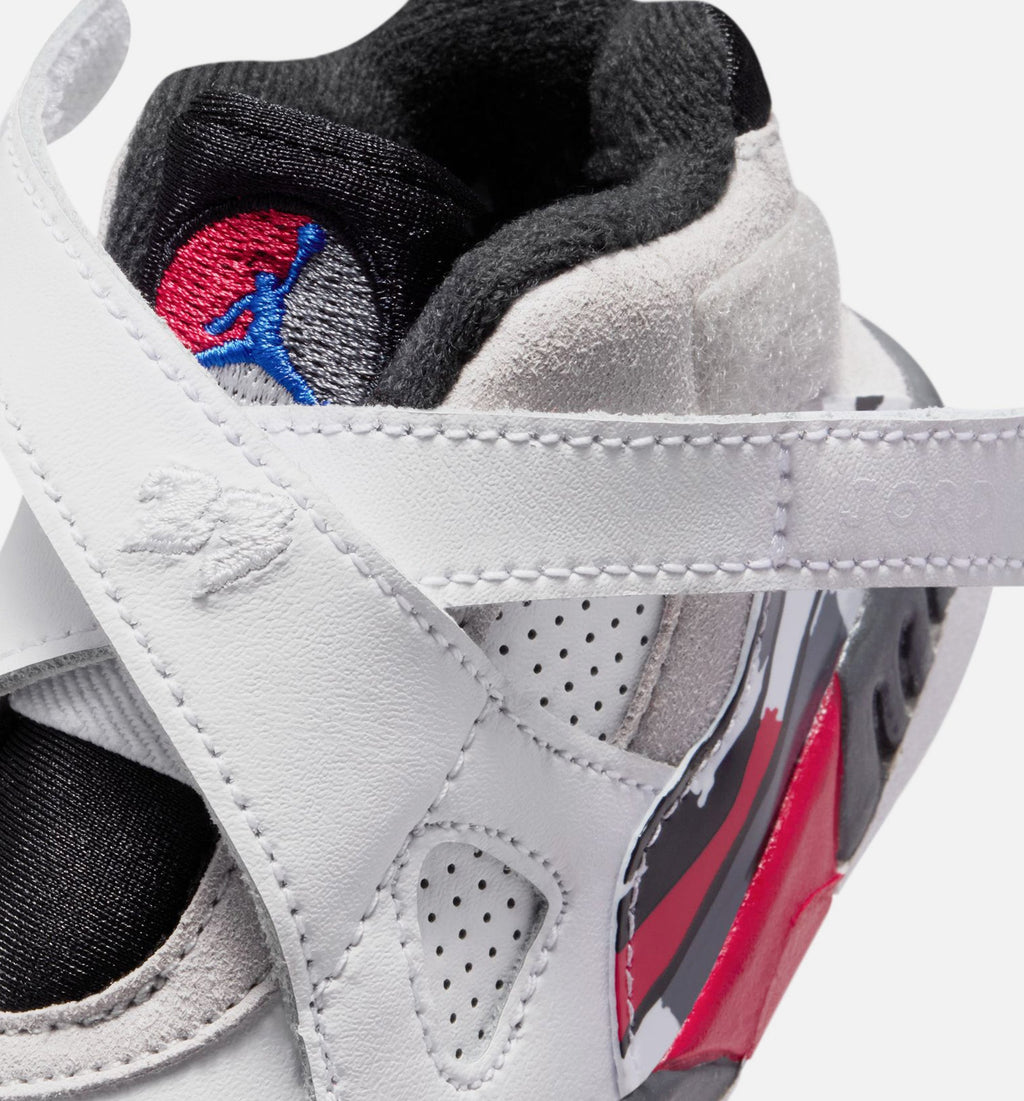 Air Jordan 8 Retro White & True Red Infant & Toddler Shoes
