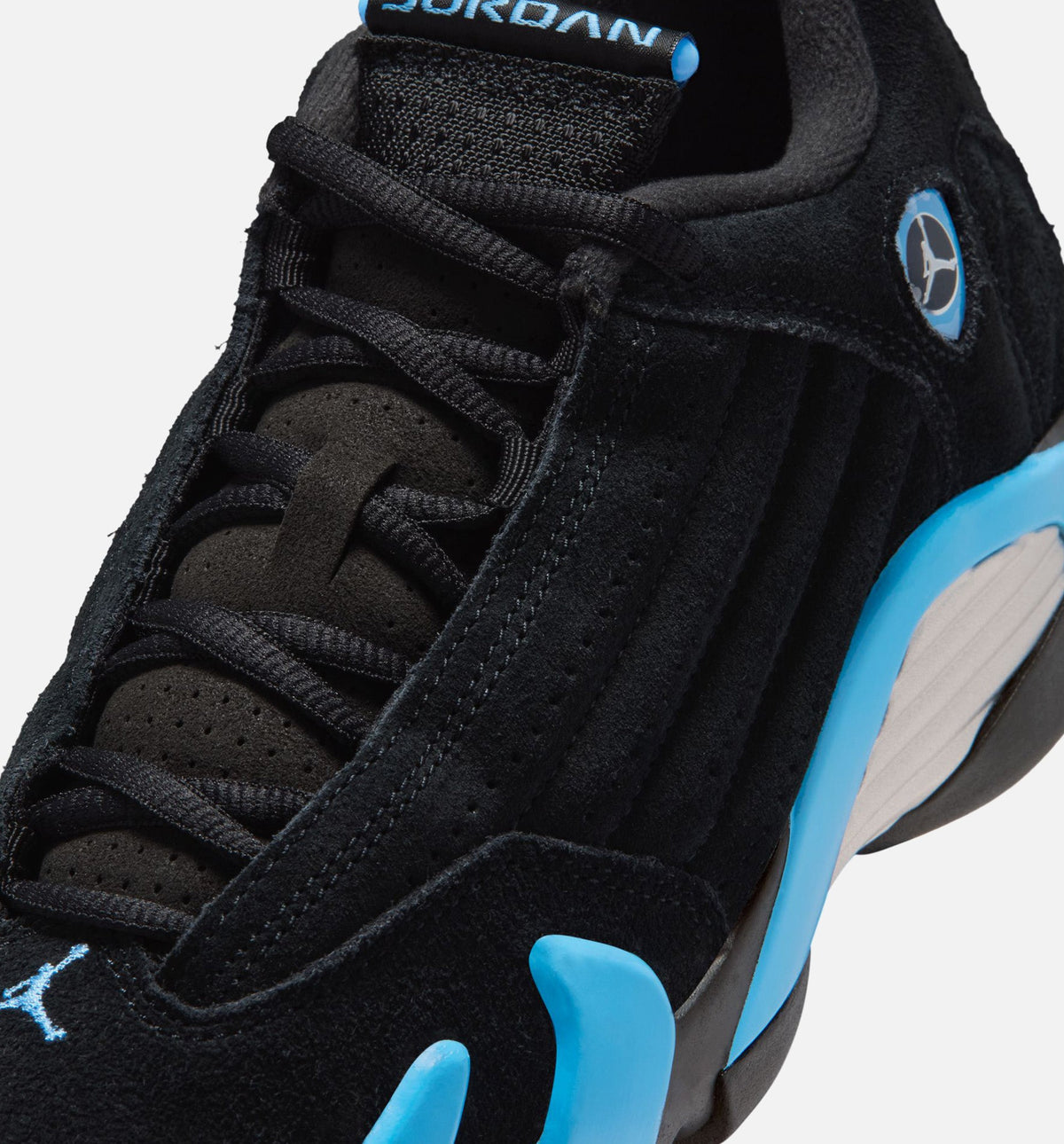 Air Jordan 14 Retro Black & University Blue Grade School Shoes