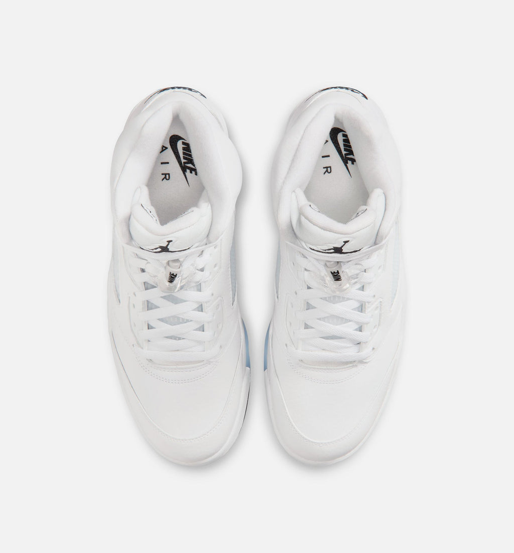 Air Jordan 5 Retro OG White Metallic Men's Lifestyle Shoe – White/Metallic Silver/Black