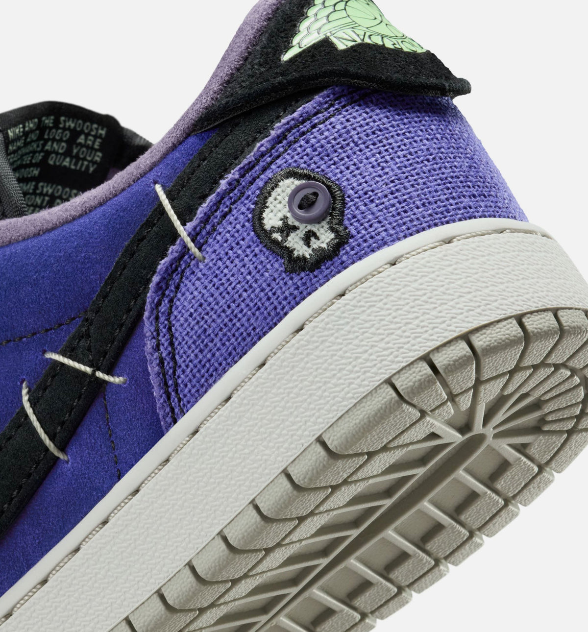 Air Jordan 1 Low OG Grade School Shoes - Regency Purple / Dark Raisin