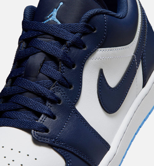 Air Jordan 1 Low Men's Shoes - Midnight Navy / University Blue / White
