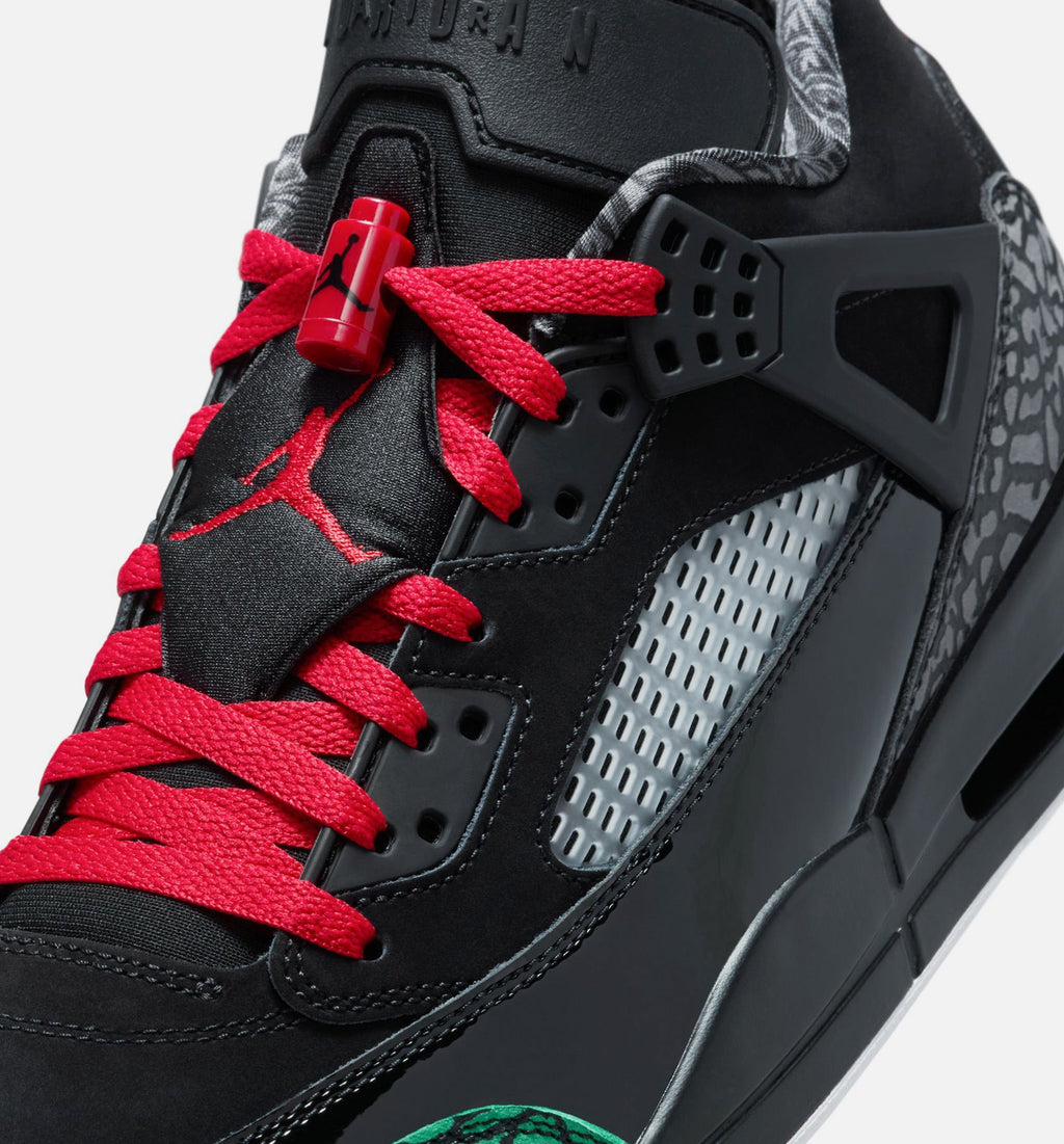 Spizike Low Black & Classic Green Men's Shoes
