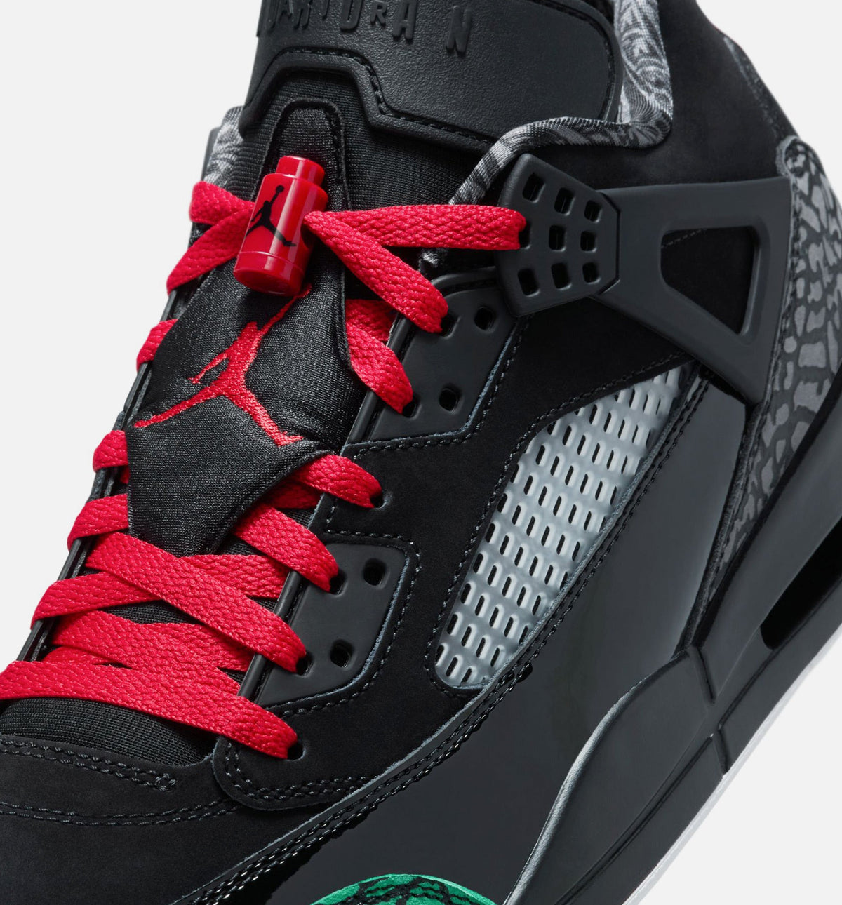 Spizike Low Black & Classic Green Men's Shoes