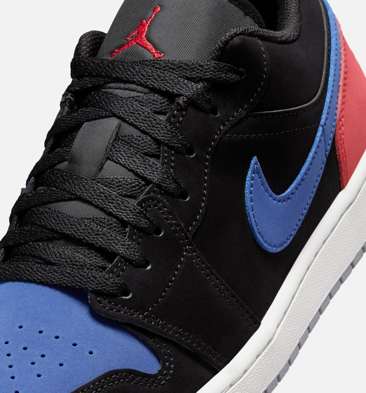 Air Jordan 1 Low Men's Shoes - Black / Summit White / True Blue / Varsity Red