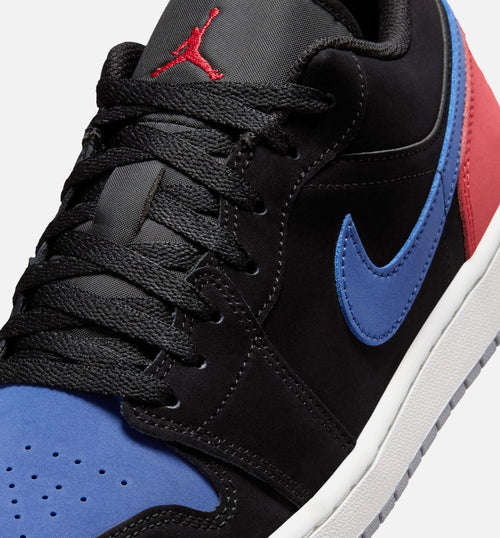 Air Jordan 1 Low Men's Shoes - Black / Summit White / True Blue / Varsity Red