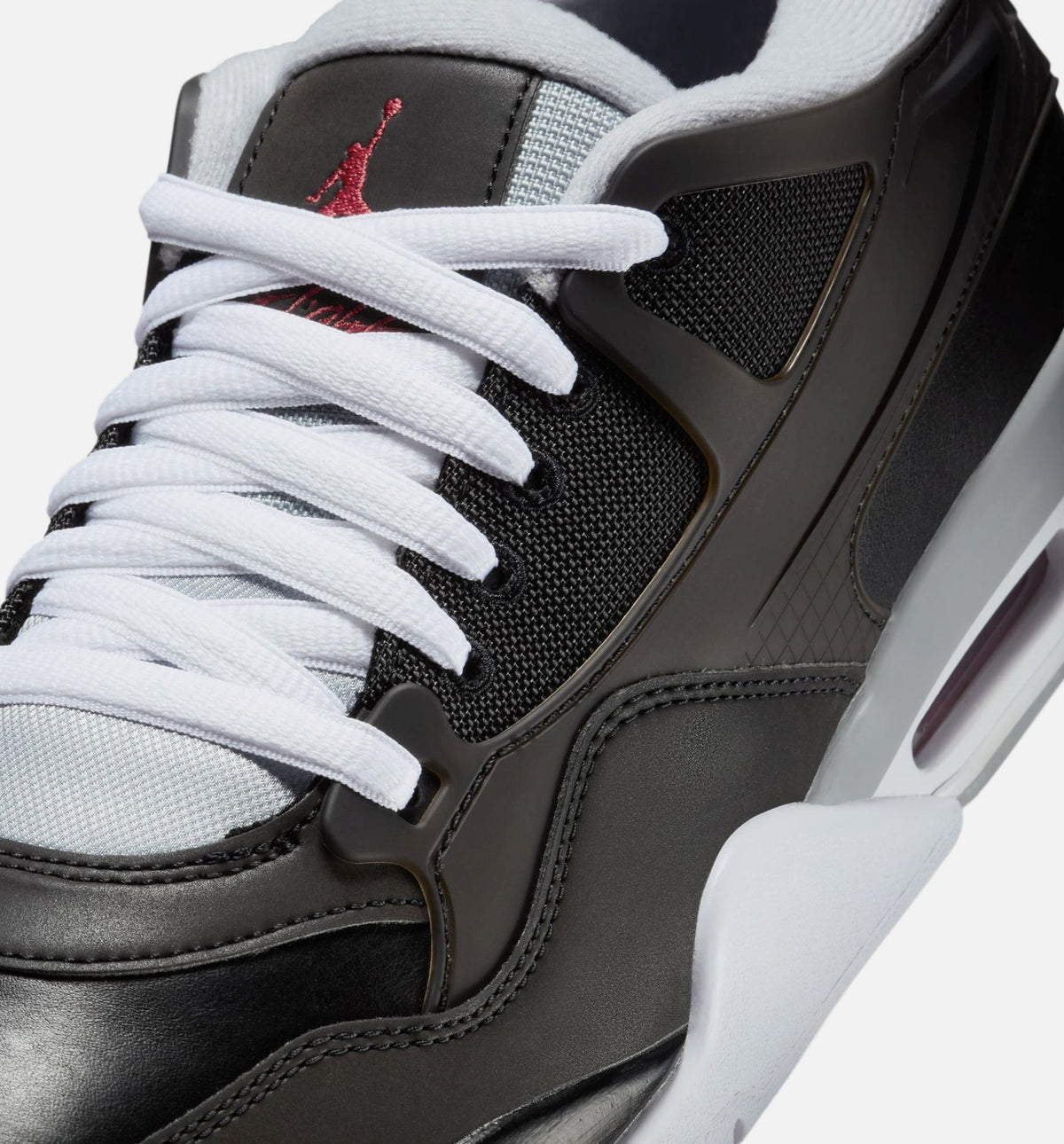 Air Jordan 4 RM Black, Red & Grey Men's Shoes