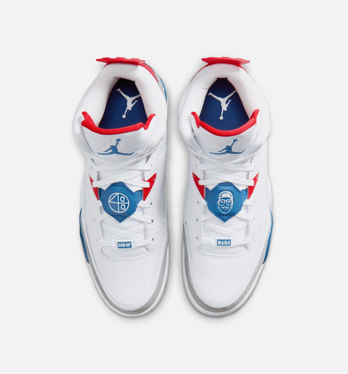 Men's Son of Mars Low White Varsity Red