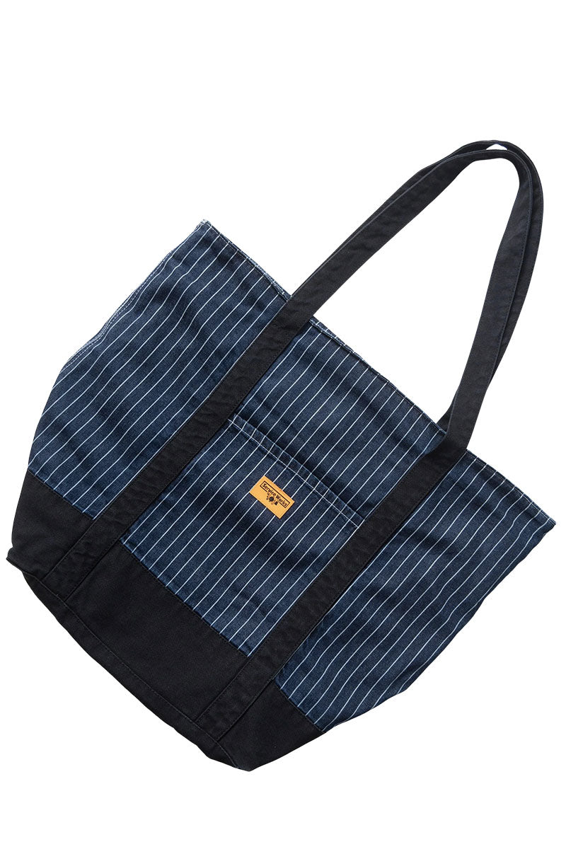 SERVICE WORKS PINSTRIPE DENIM TOTE Indigo
