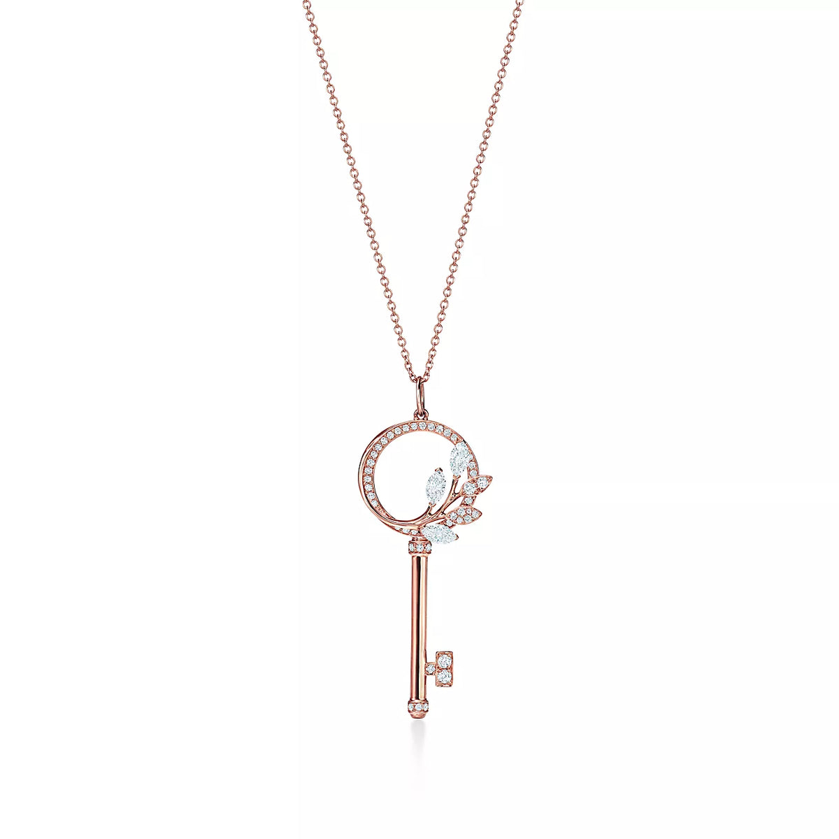 TIFFANY VICTORIA KEY DIAMOND NECKLACE