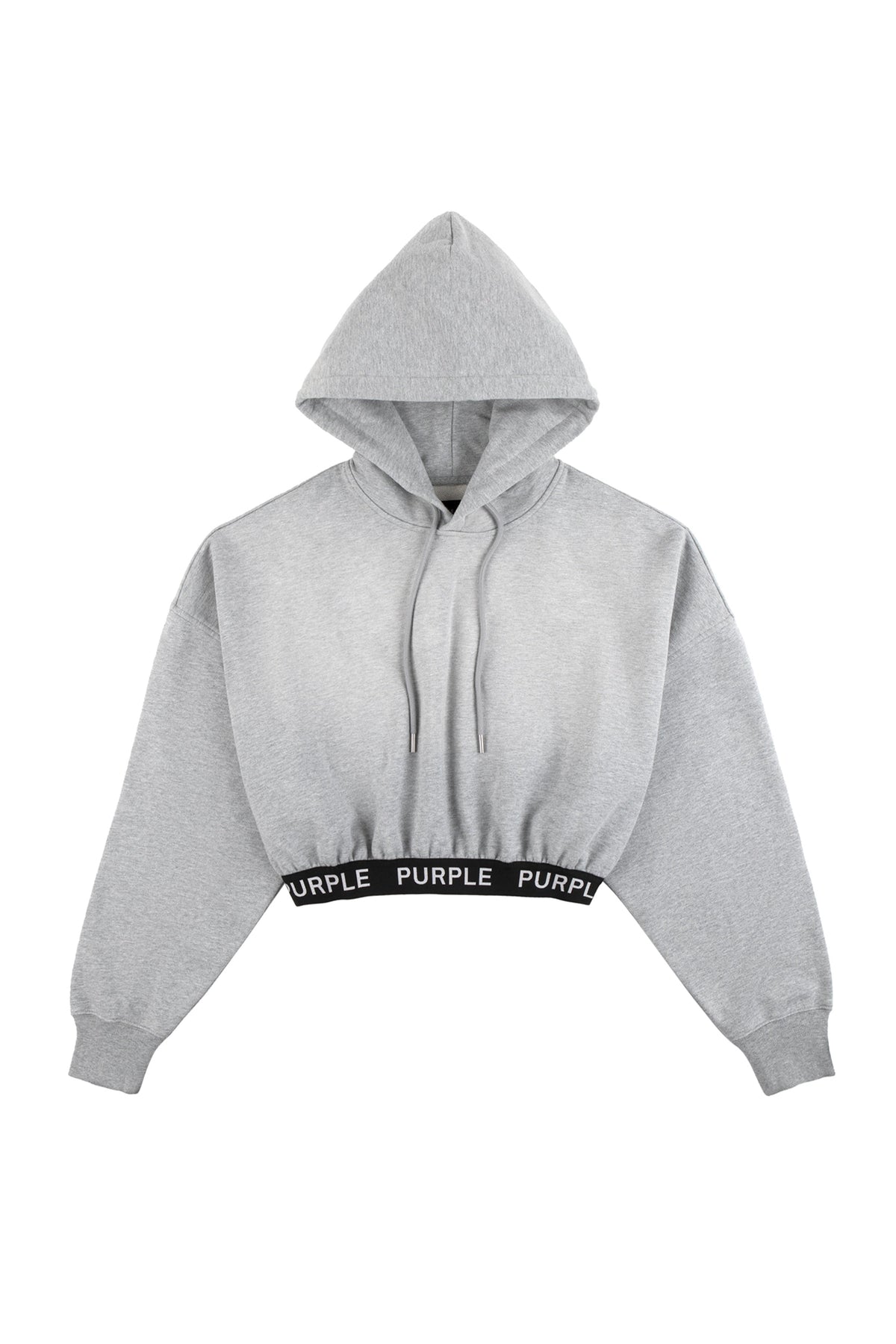 Heather Cropped Hoodie