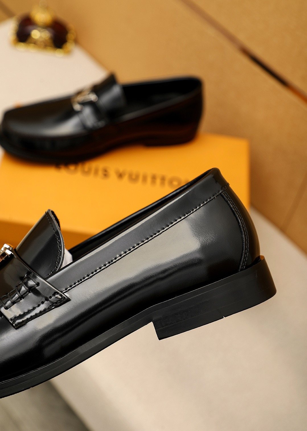 Louis Vuitton Black Hardware Loafers