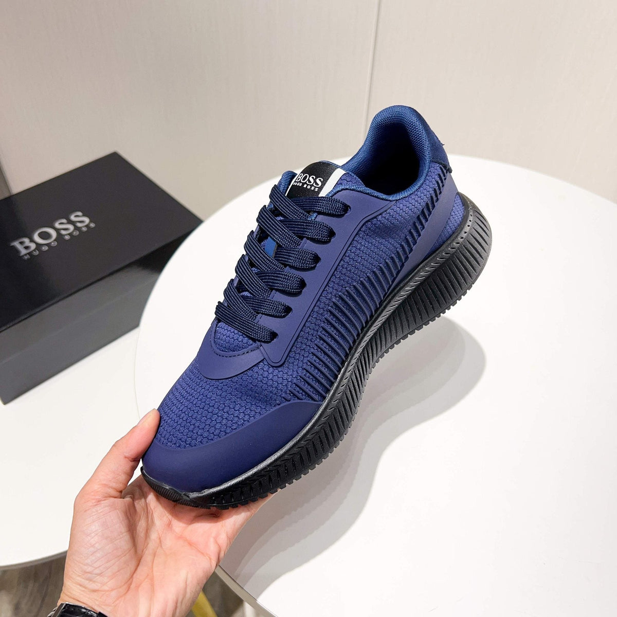 BOSS Knit Running Shoes