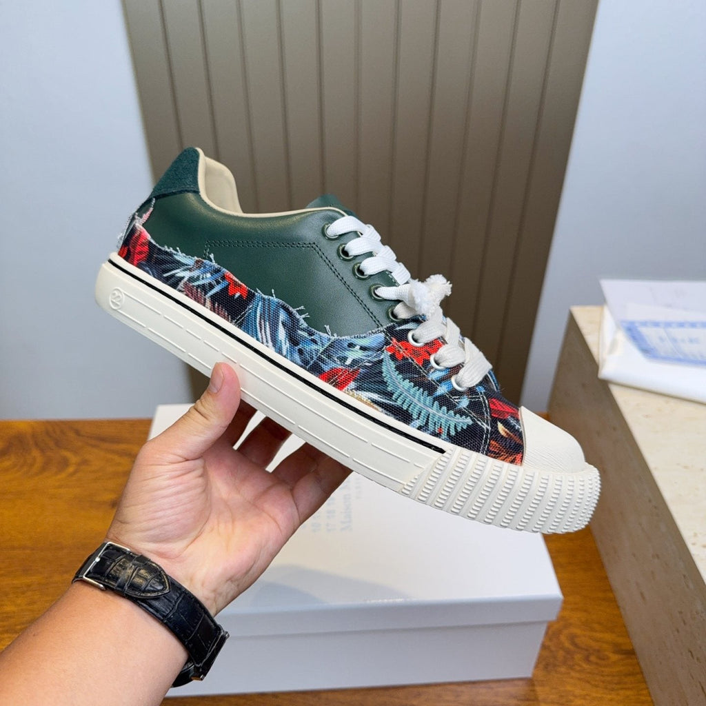 Maison Margiela Floral Panel Low-Top Sneakers
