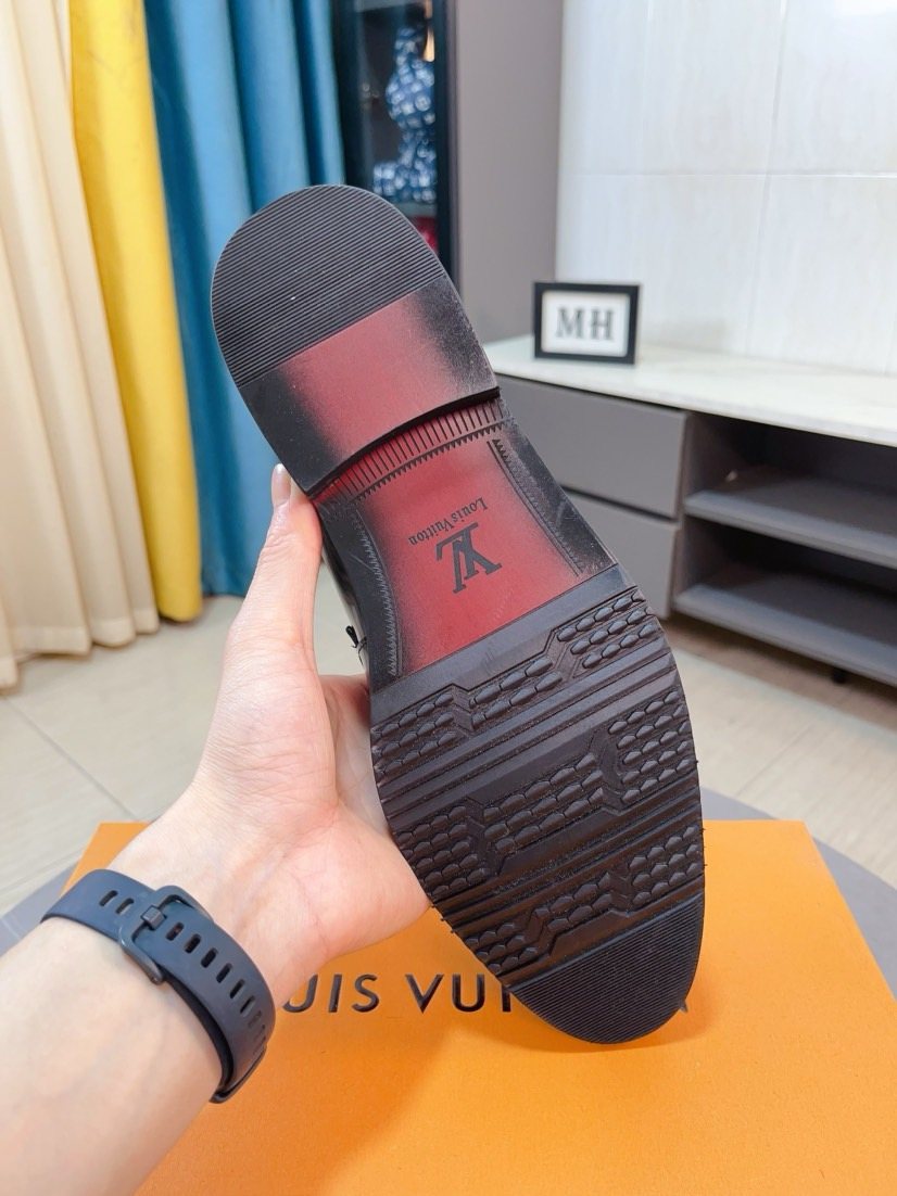 Louis Vuitton Black Buckle Loafers - Low Stacked Heel