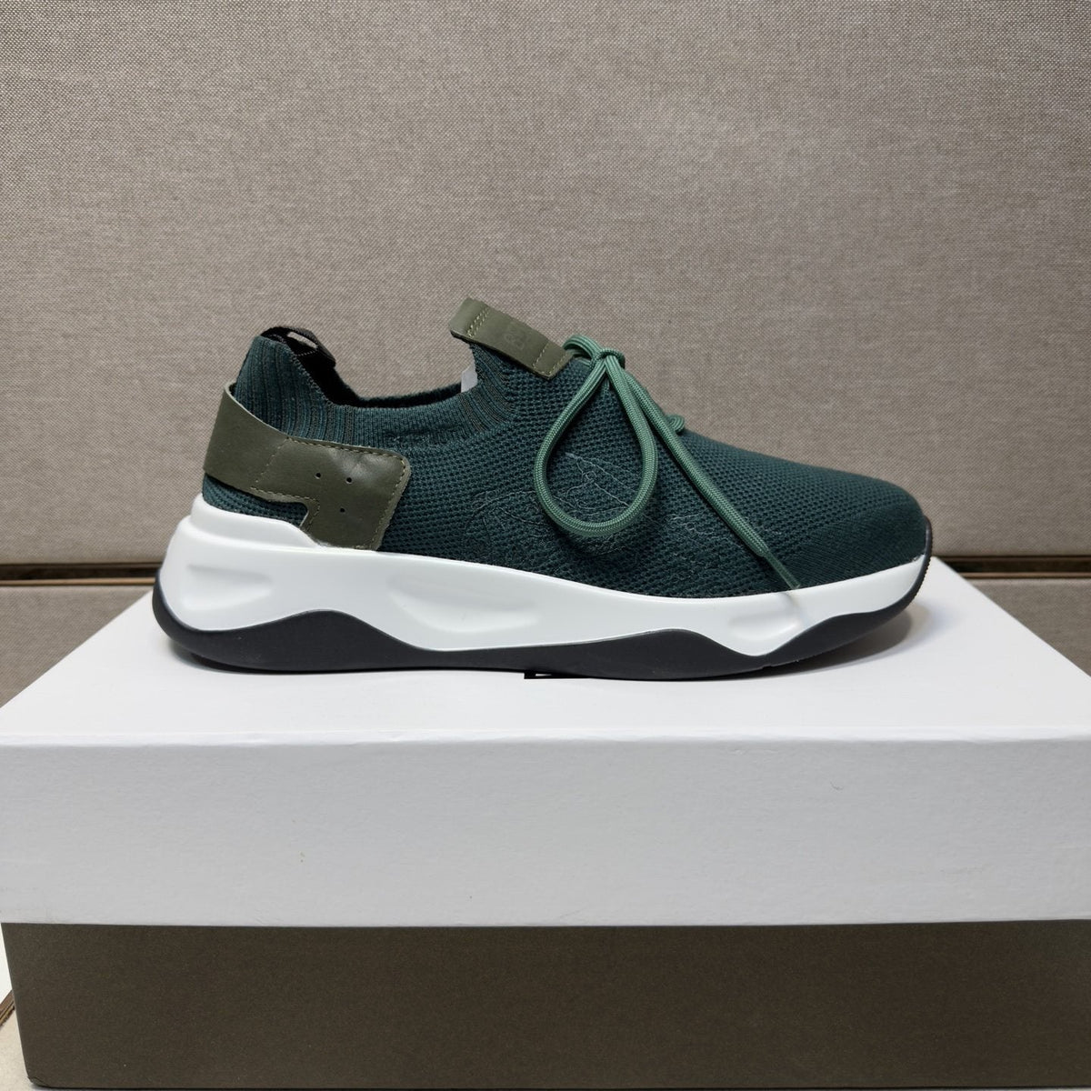 Berluti Men's Dark Green Low-Top Sneakers