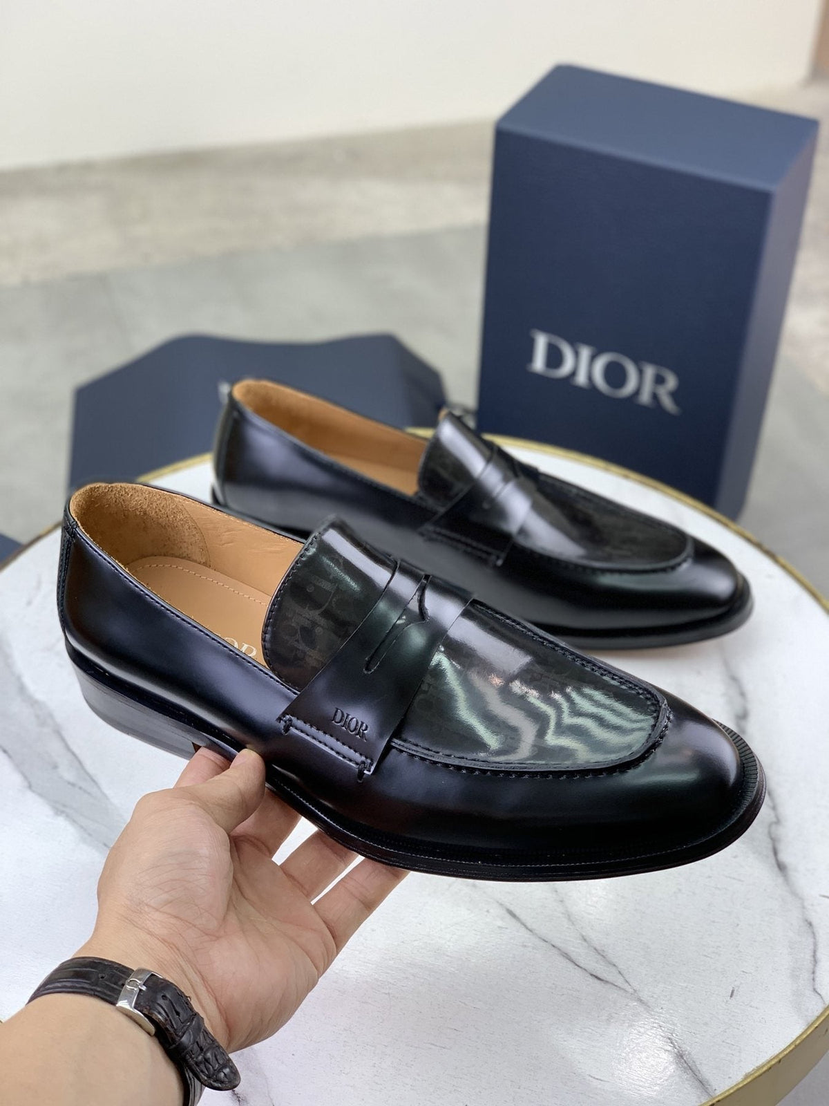 Dior Men's Black Tassel Loafers