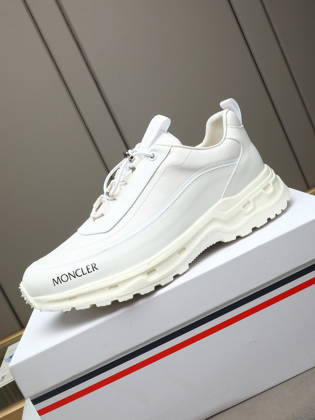 Moncler Chunky-Sole Lace-Up Sneakers