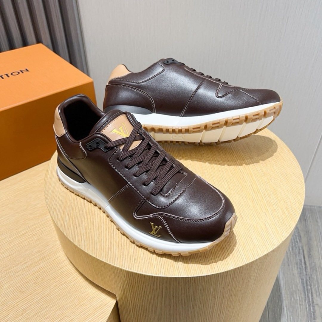 Louis Vuitton Two-Tone Low-Top Sneakers