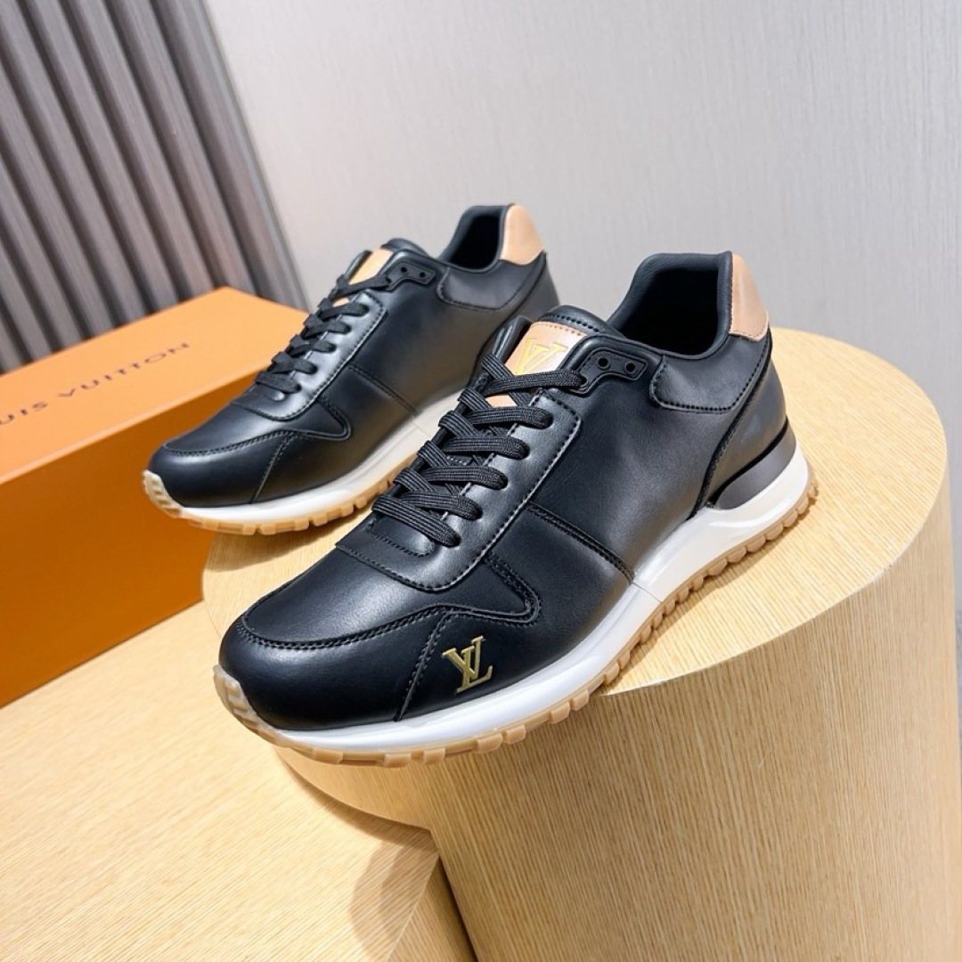 Louis Vuitton Two-Tone Low-Top Sneakers