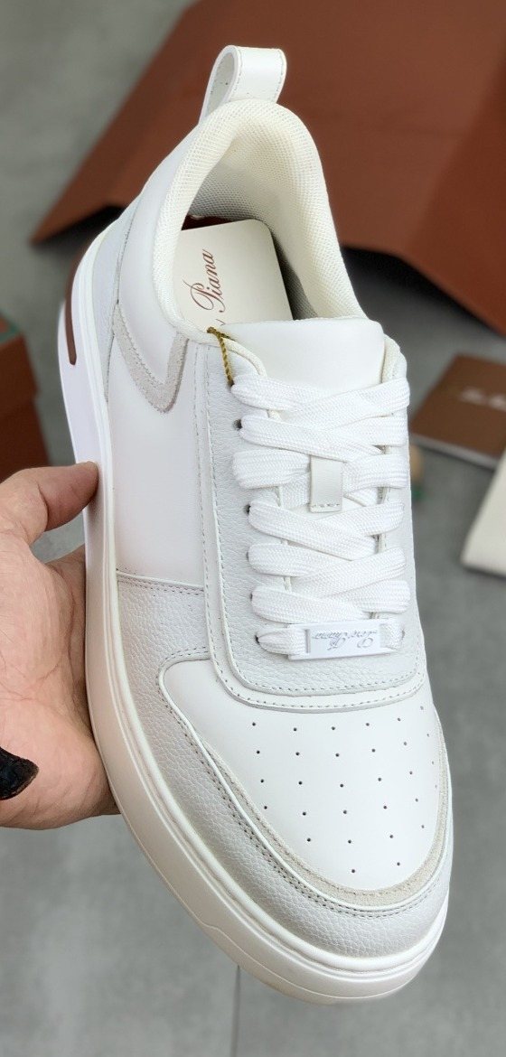 Loro Piana Paneled Low-Top Sneakers