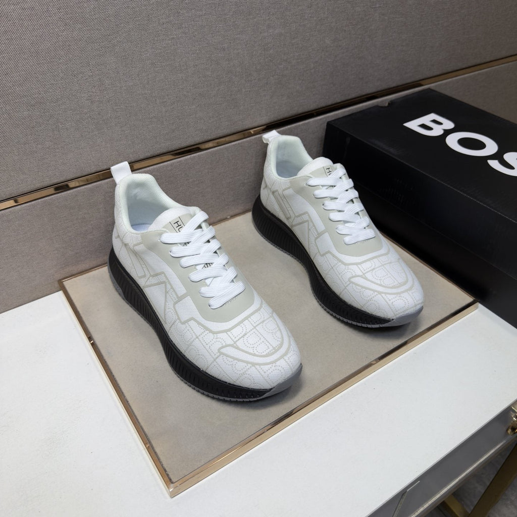 BOSS Men's Low-Top Sneakers - Mesh Lining