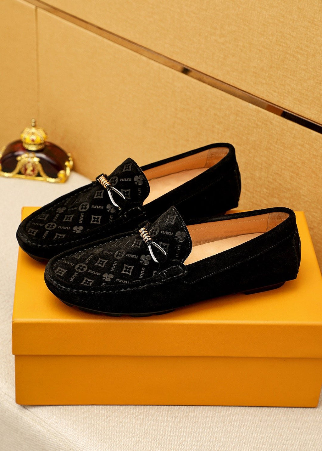Louis Vuitton Embossed Hardware Loafers