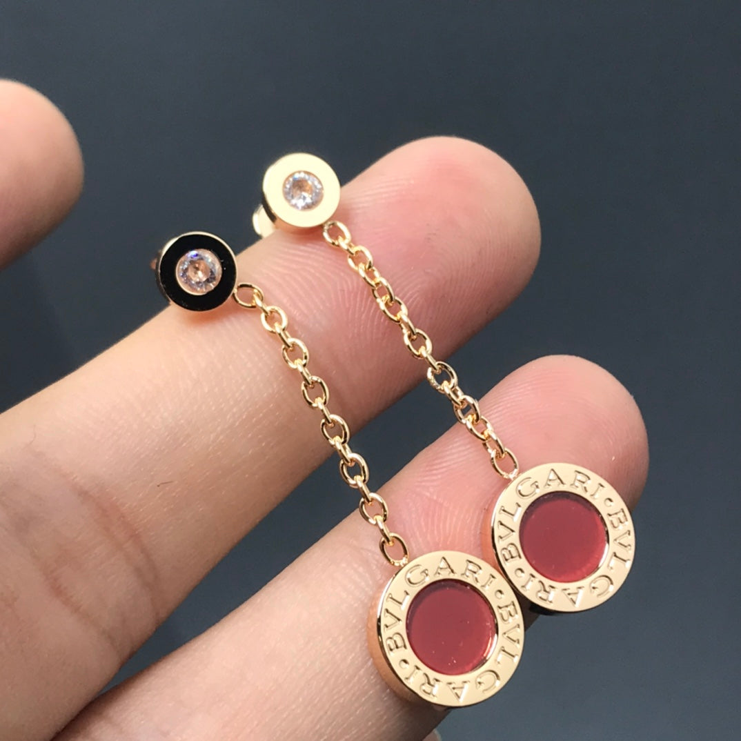 Bvlgari ZERO 1 DROP GOLD EARRINGS