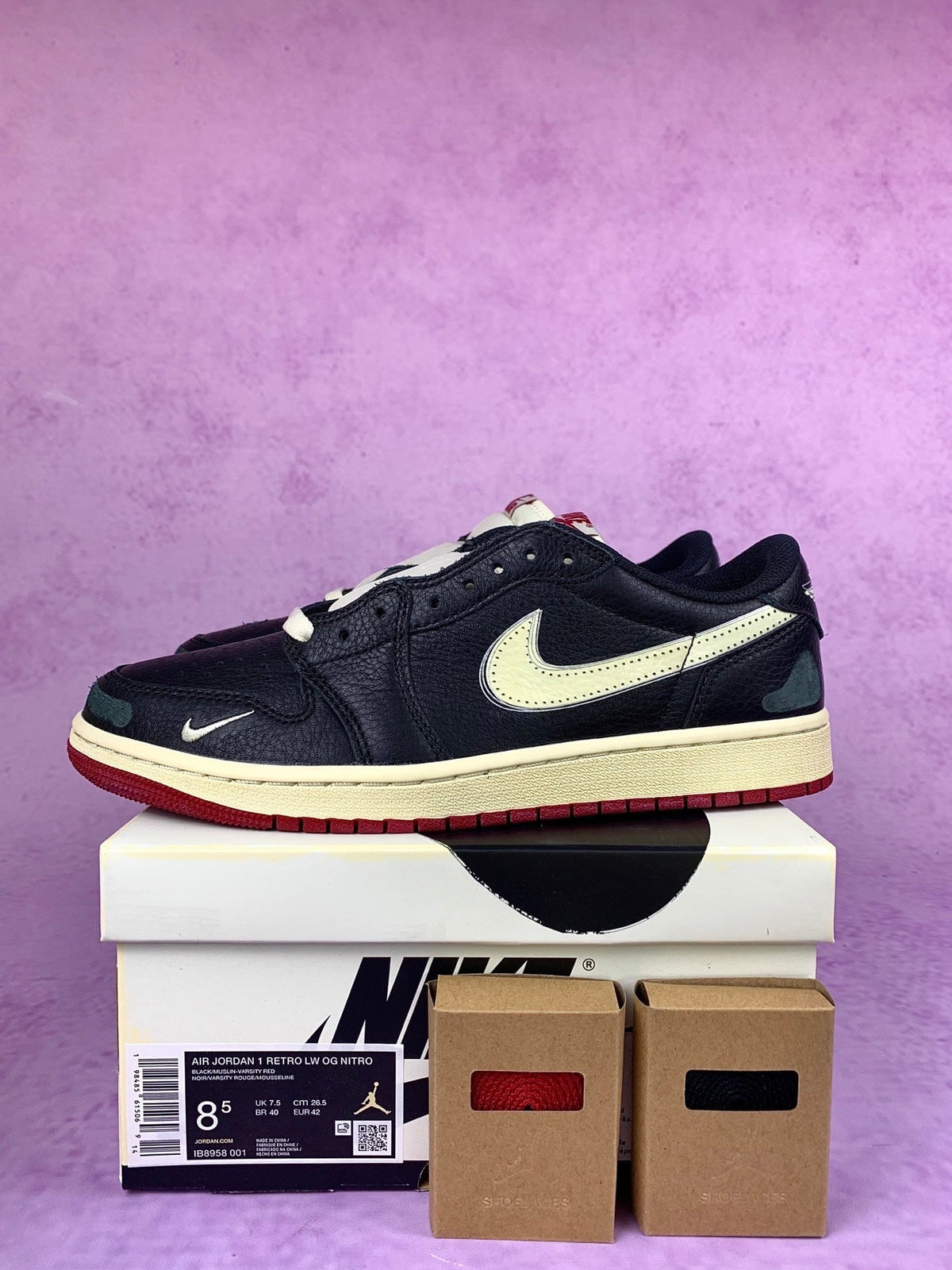 Air Jordan 1 Low Better With Time Collaboration Unisex Sneakers IB8958-001