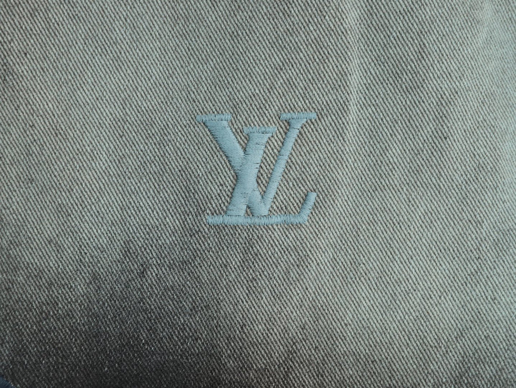 Louis Vuitton Gradient Denim Jeans - Light Blue and Charcoal